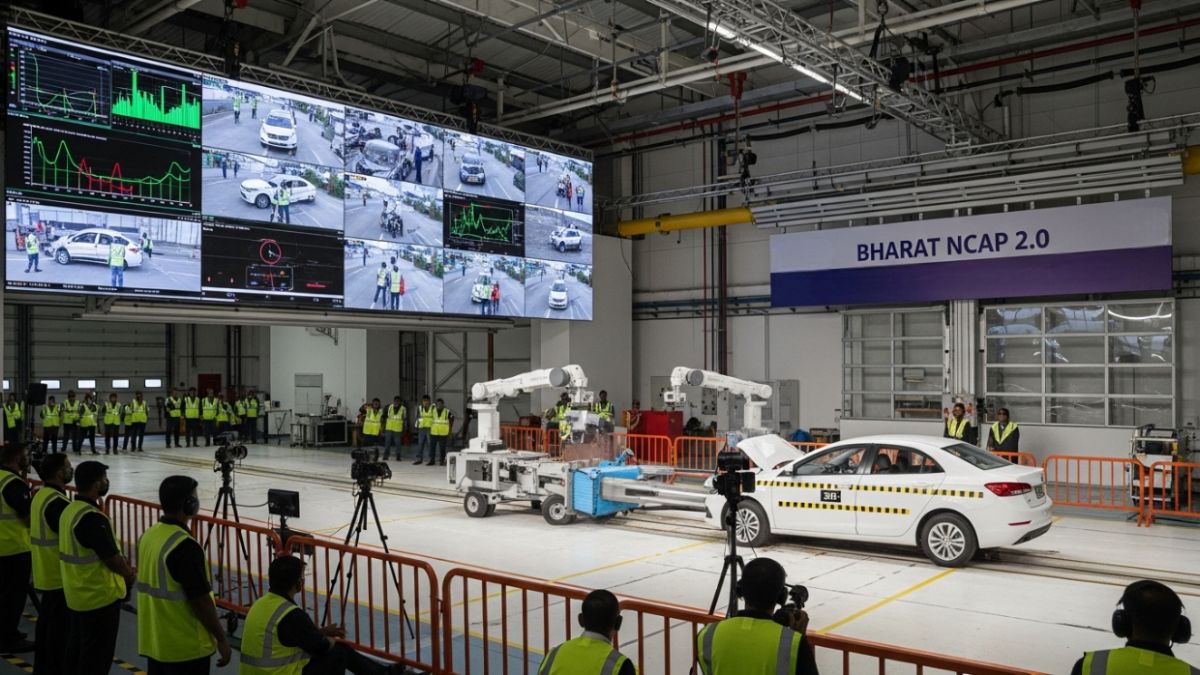 bharat ncap 20 government introduces stricter and wider car safety crash tests