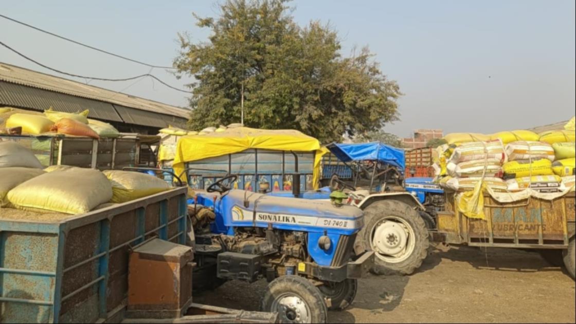 slow pace of paddy procurement in hardoi farmers await fair price