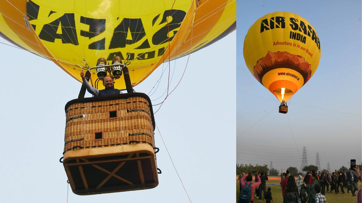 delhi hot air balloon ride starts nov 29 price details