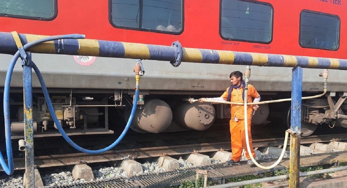 indian railways on ai track smart light now alerts low water level in train coaches