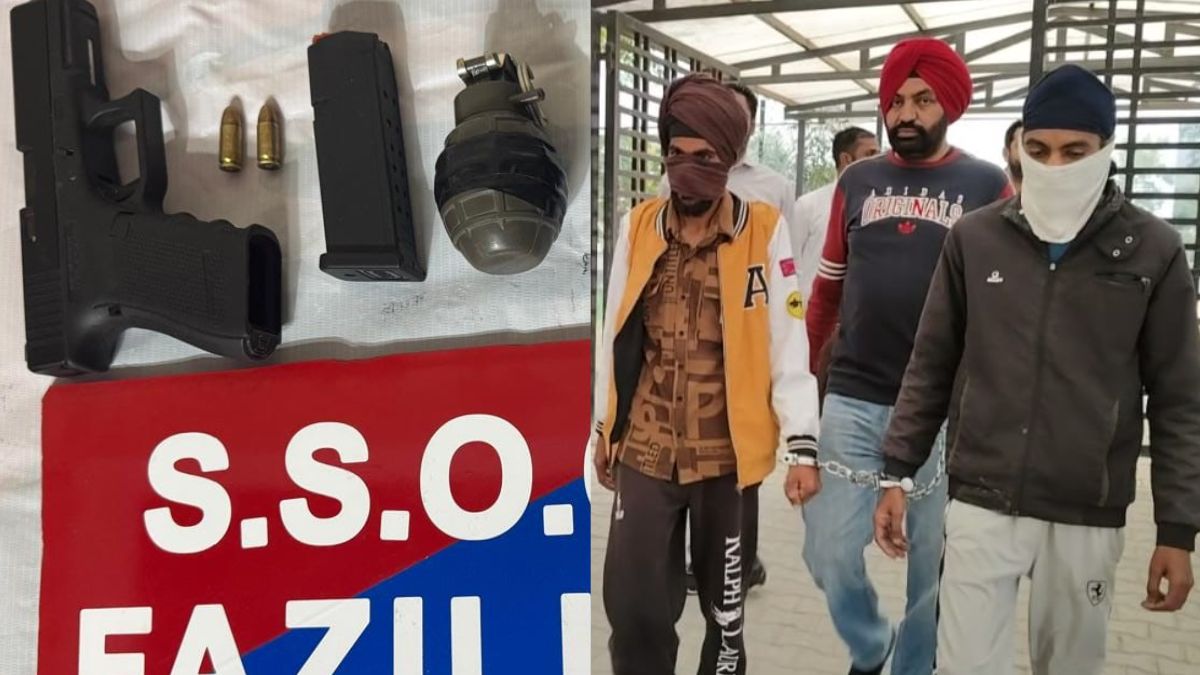 pakistans nefarious plot foiled two youths arrested in fazilka with hand grenades and pistols imported from pakistan