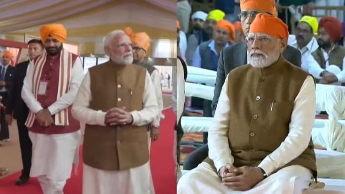 pm modi visited jyotisar shrine in kurukshetra on the occasion of guru tegh bahadur shaheedi diwas
