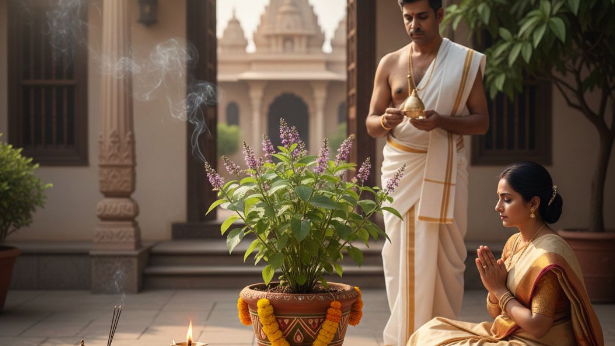 tulsi chalisa lyrics in hindi know benefits and rules