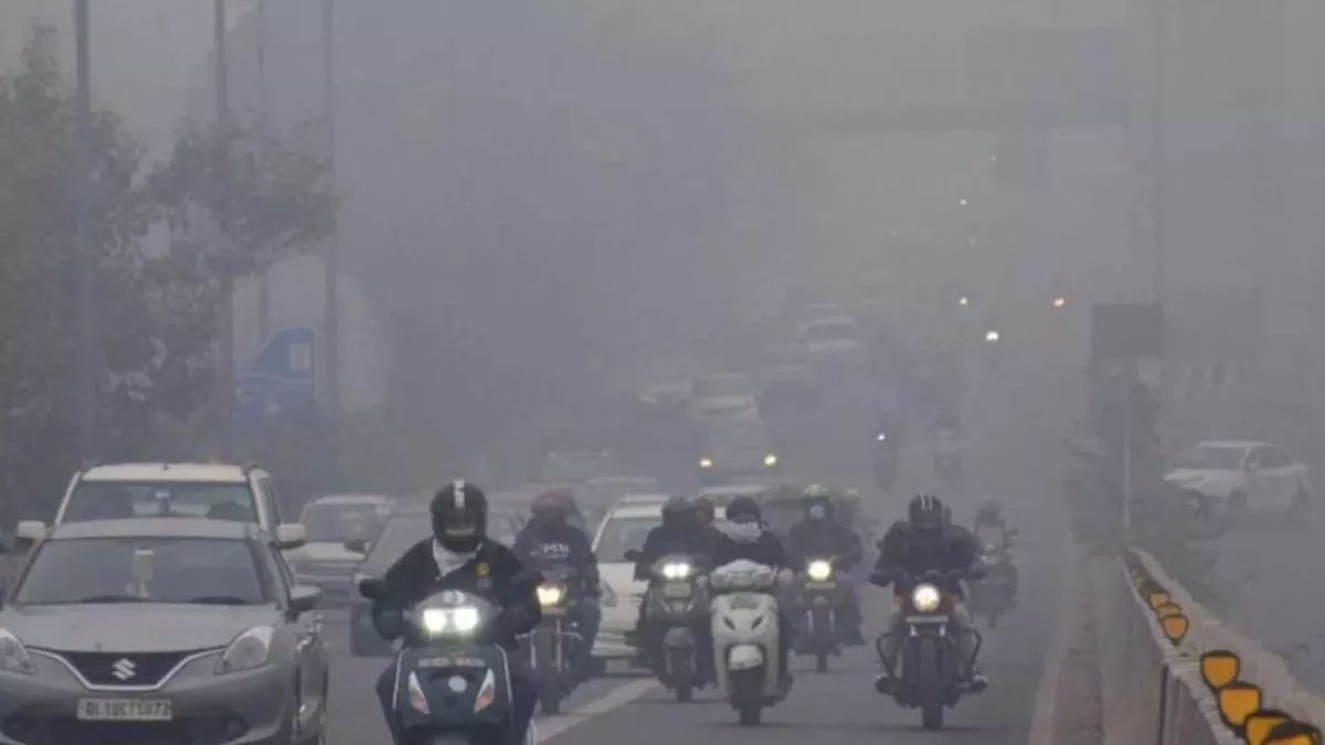delhi weather update temperature drops air quality remains poor