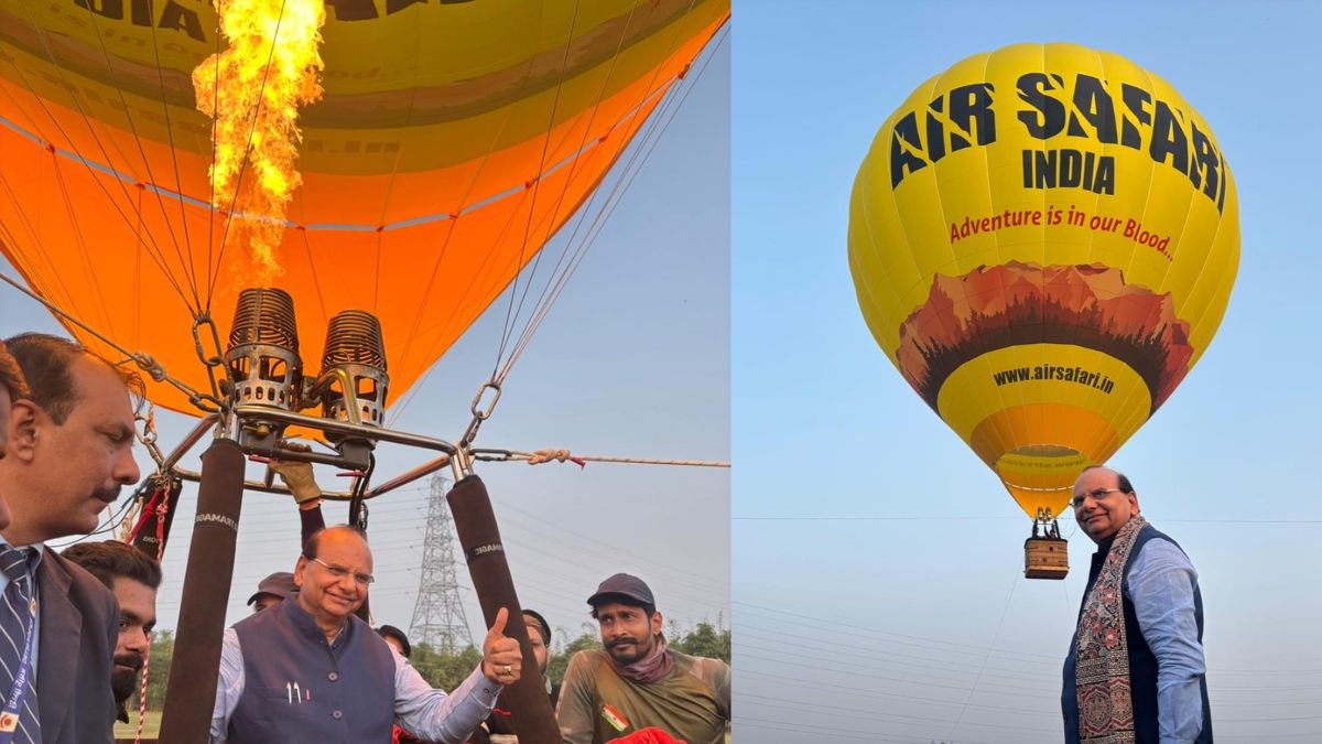 delhi hot air balloon ride ticket price timing launch details