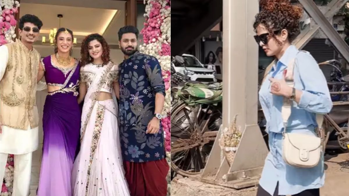 palak muchhal visits mumbai hospital for brother palash video viral after smriti mandhana wedding delay