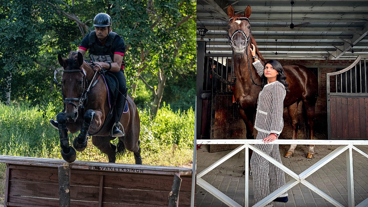 female riders and horse performance tenderness and display