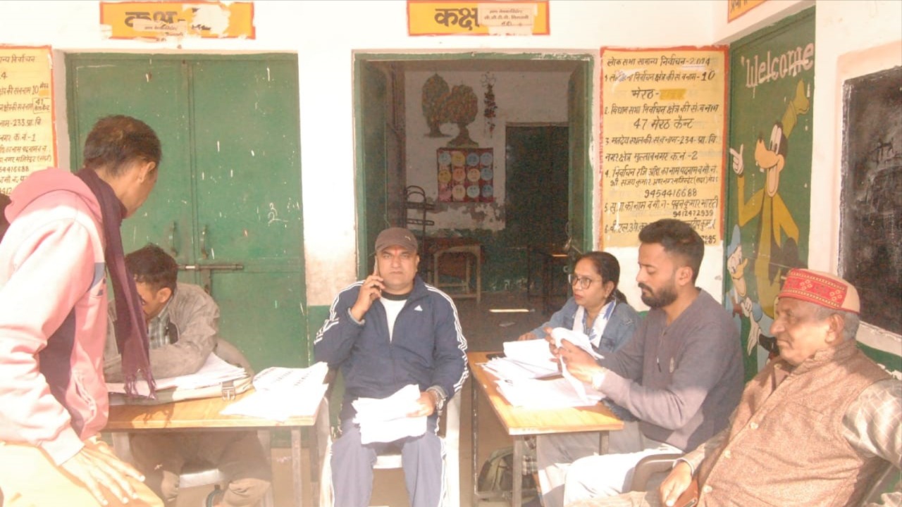 meerut voter list update sir process strains officials and voters