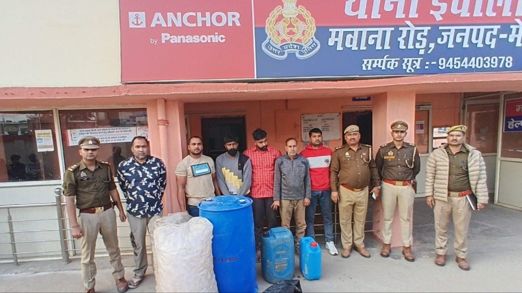 fake liquor racket busted in meerut ahead of panchayat elections