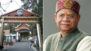 हिमाचल प्रदेश विश्वविद्यालय परिसर व राज्यपाल शिव प्रताप शुक्ल। जागरण आर्काइव