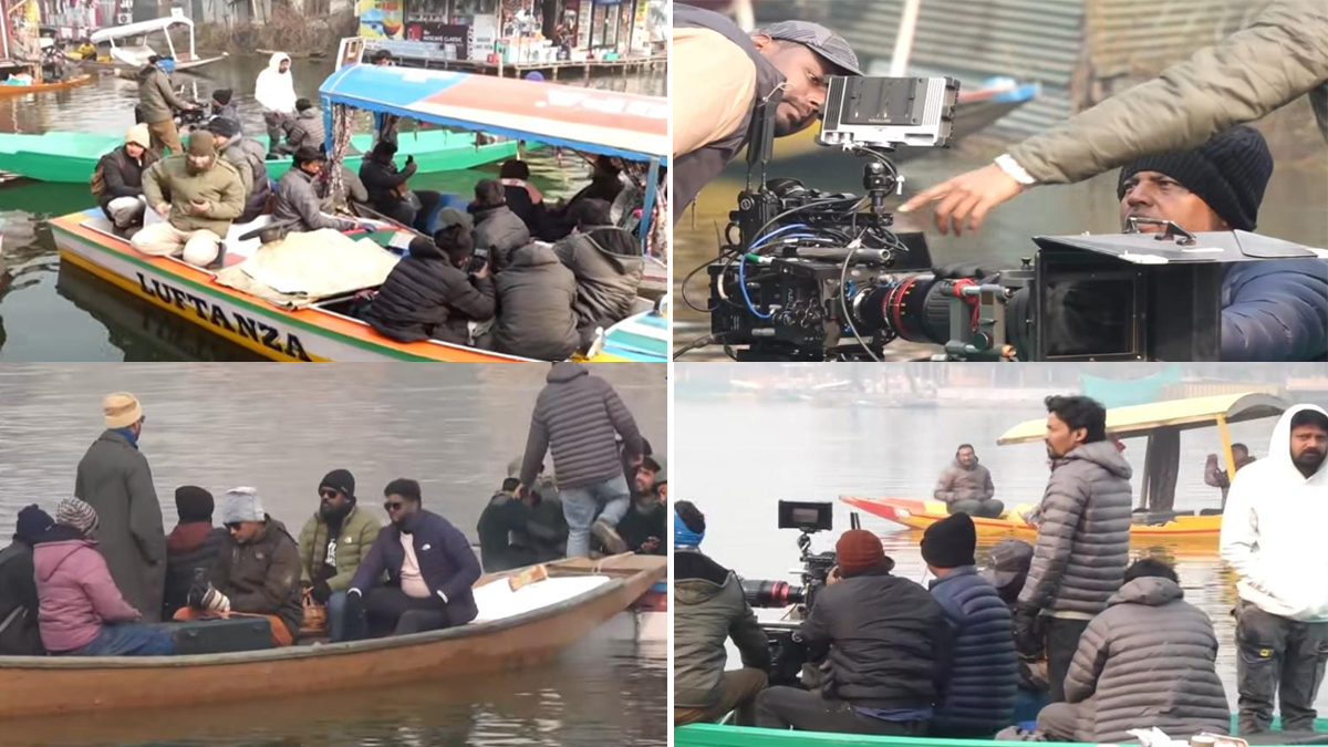 kannada film shooting in dal lake after pahalgam
