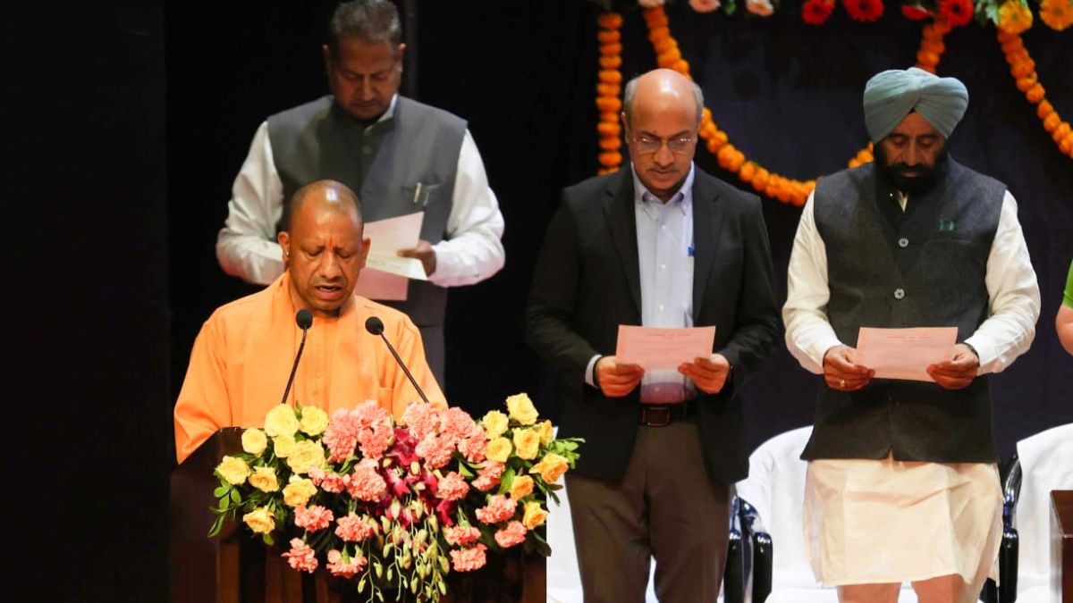 constitution day cm yogi adityanath on samvidhan diwas says indian constitution is largest and works on unity