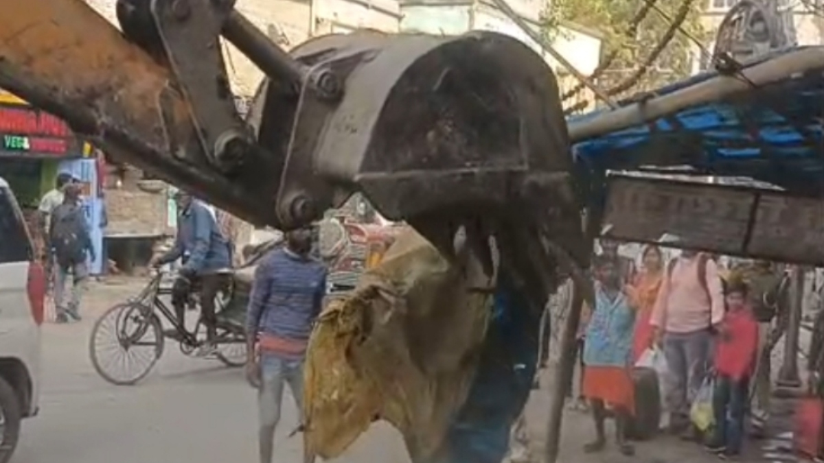 saran chhapra antiencroachment drive 25 illegal structures removed