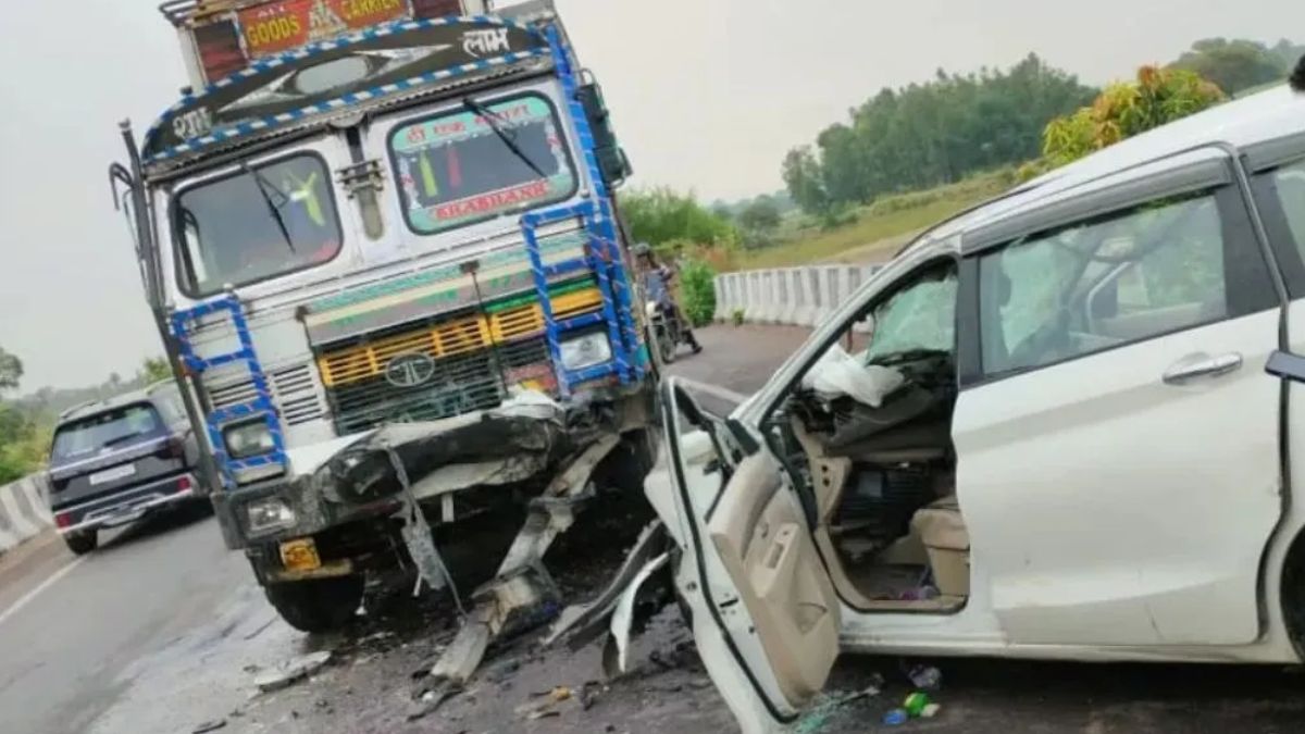 chhattisgarh janjgir champa road accident 5 killed in trucksuv collision