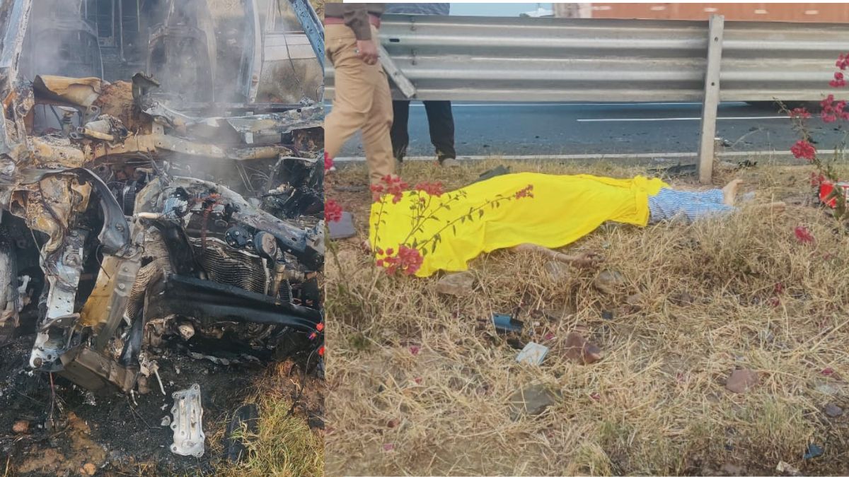fatal car crash on delhikatra expressway delhi youth dies