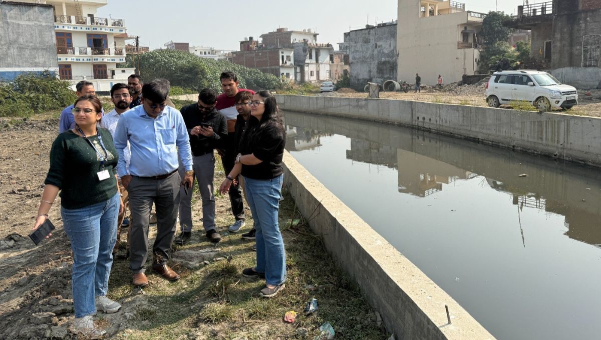 niua team evaluates water conservation projects in gorakhpur