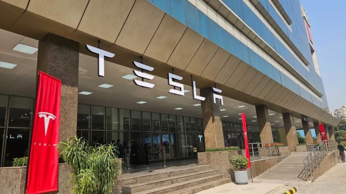 teslas first allinone center opens in gurugram