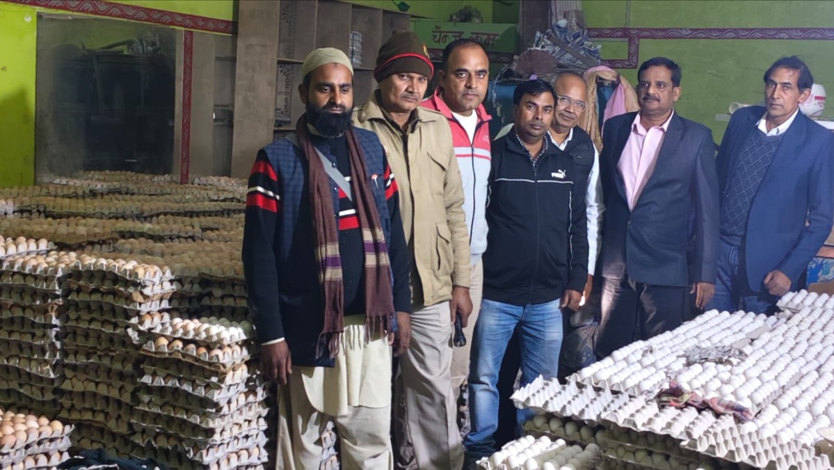 fake desi eggs busted food department raid in moradabad