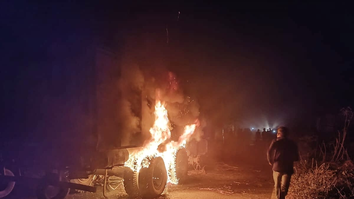 gopalganj accident elderly man dies mob burns truck road safety