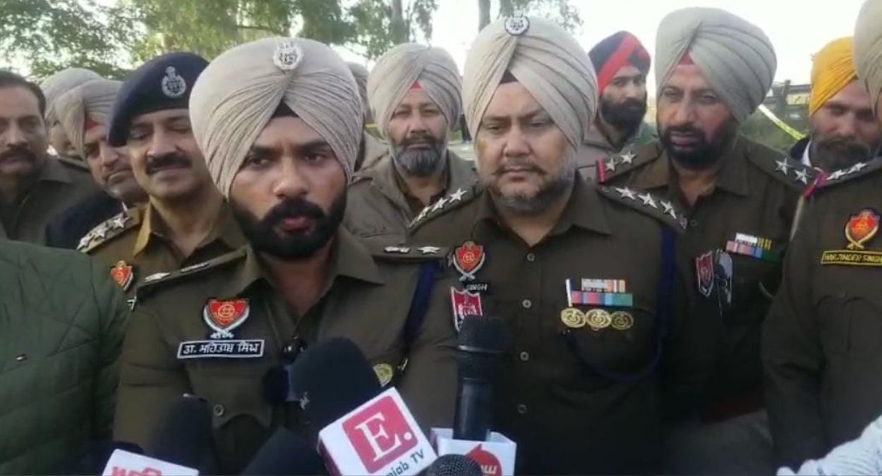 police encounter one gangster injured another arrested in batala in relation to telecom shop firing