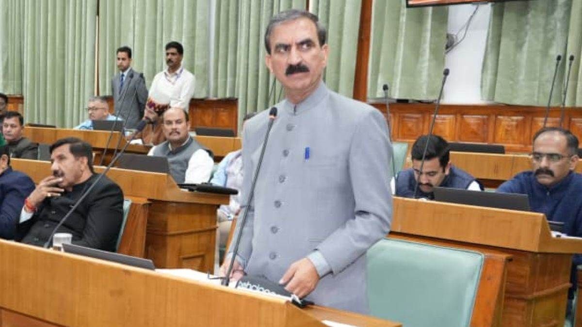 himachal assembly opposition said the centre has given rs 5000 crore cm sukhu said show the notification