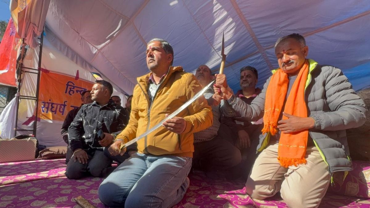 himachal hindu groups weapon worship mosque appeal in sanjauli