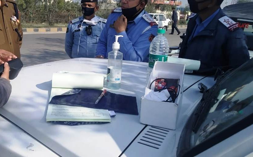 traffic violations strict action in jammu inactive system in kashmir reasons