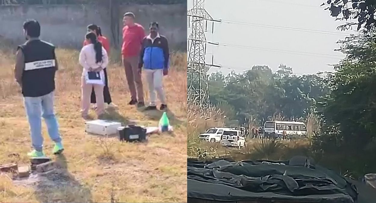 explosives found in karnal bomb disposal squad on scene stf defused one grenade searching for another one