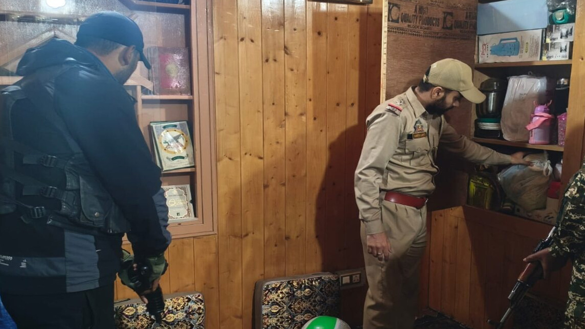 kashmir police search jamaateislami members residences seize electronic devices