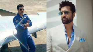 लव एंड वॉर से लीक हुई विक्की और रणबीर कपूर की फोटो। फोटो क्रेडिट- इंस्टाग्राम