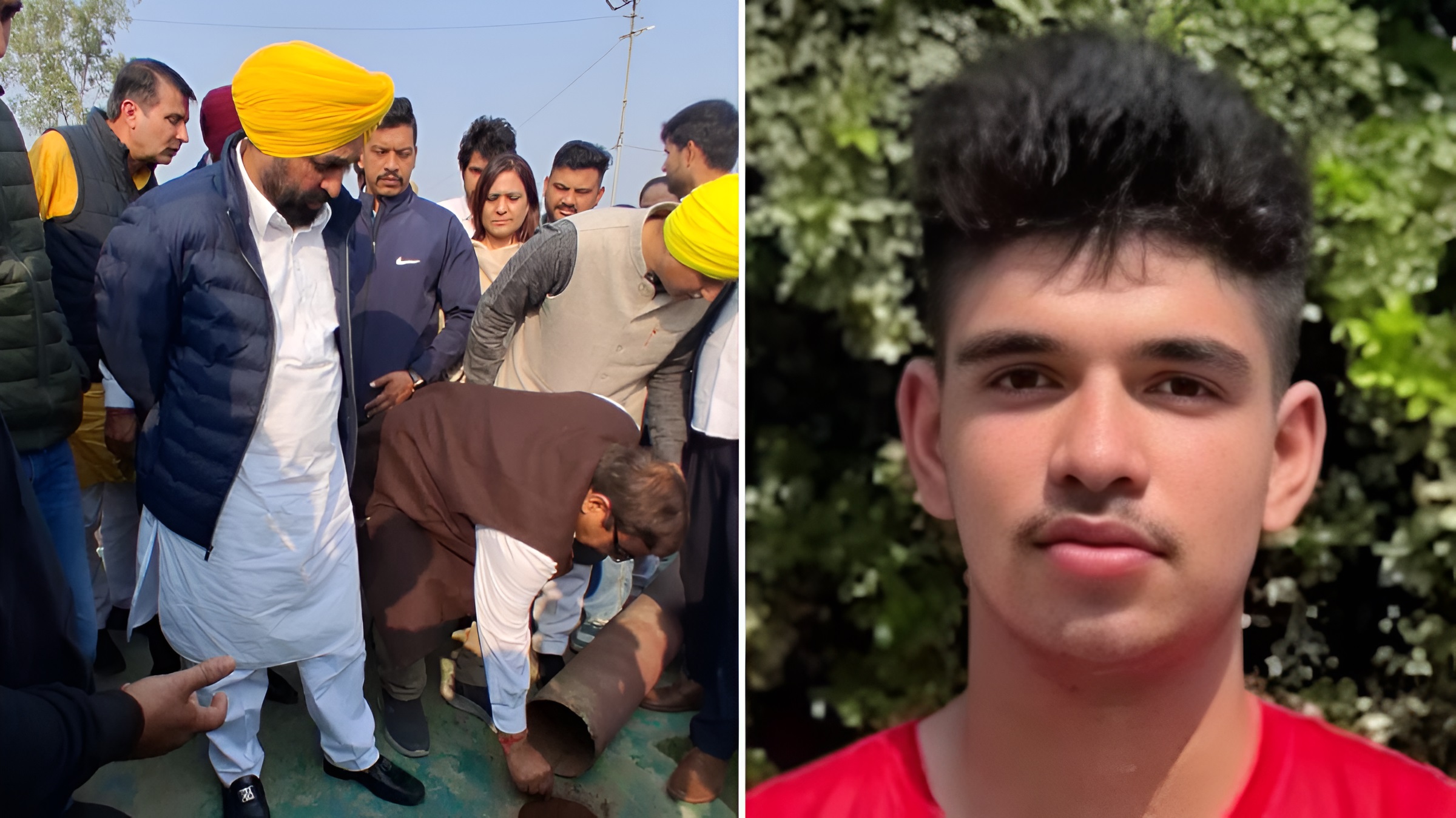 basketball pole collapse player death punjab cm bhagwant mann visits family