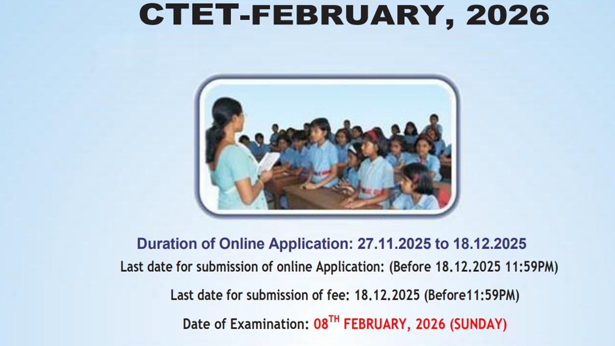 ctet february 2026 registration start from today for central teacher eligibility test and candidate can apply with these steps