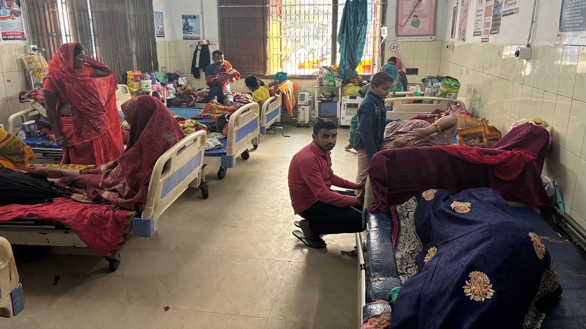 no blankets or hot water at samastipur sadar hospital leaving patients distressed