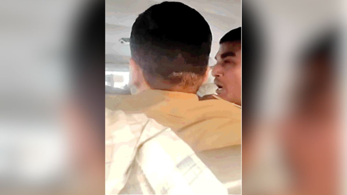 police officers argument over money sharing goes viral in navgachia