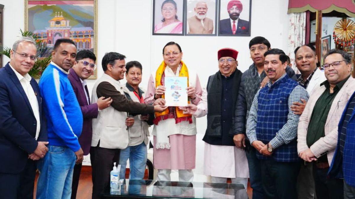 prsi delegation meets cm dhami and invites for national convention