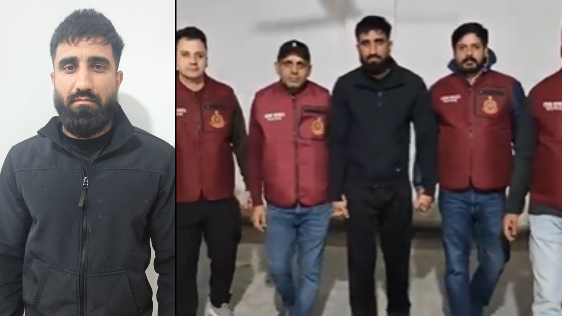 gangster arrested in delhi for firing at kapil sharmas cafe in canada