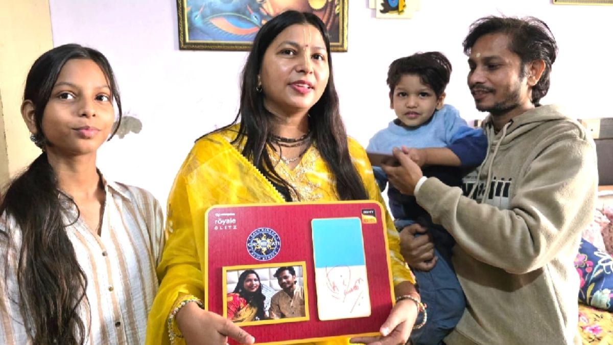 sonam of vrindavan won 125 lakhs in kbc