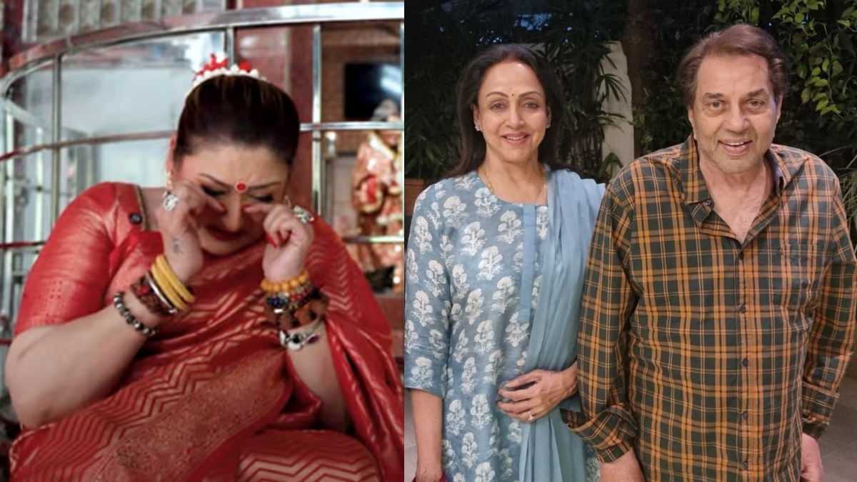 govinda wife went dharmendra prayer meet crying infront of hema malini