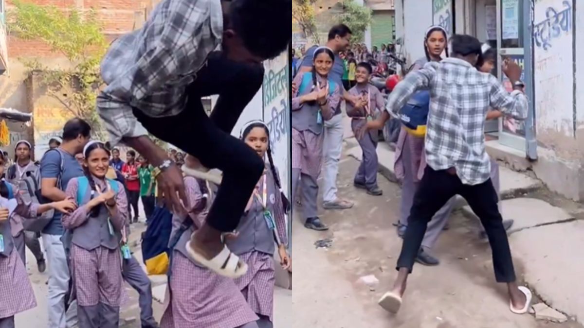 viral video nalanda teen stunts scares school girls police investigate