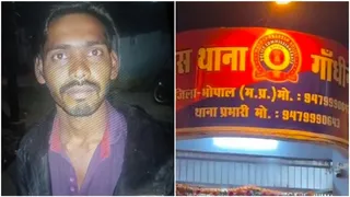 भोपाल के गांधीनगर से पकड़ाया दुष्कर्म का आरोपित सलमान (फोटो- जेएनएन)