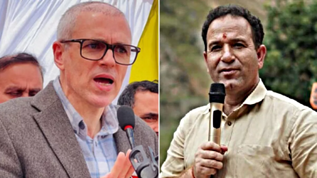 sunil sharma accuses cm omar of divisive politics on religious grounds