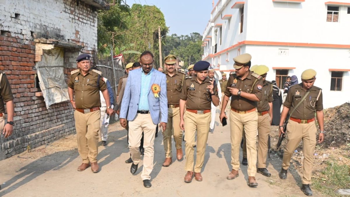 yogi adityanath maharajganj visit security tightened for cms arrival