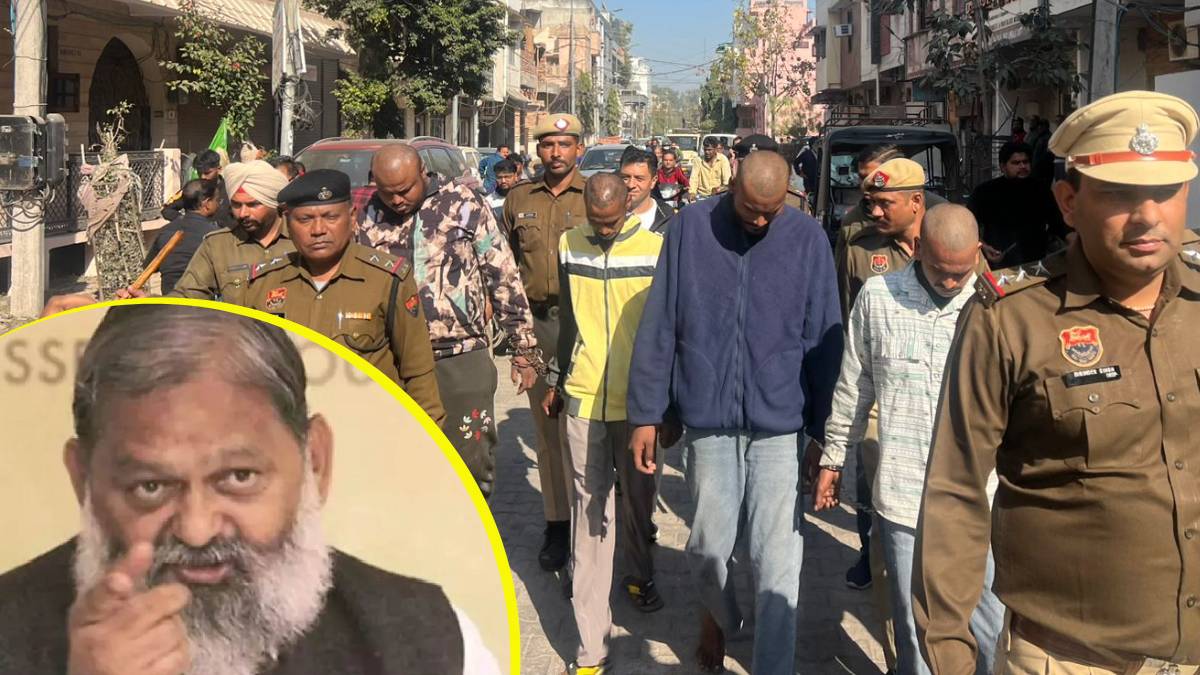 anil vij orders action in ambala harassment case culprits paraded