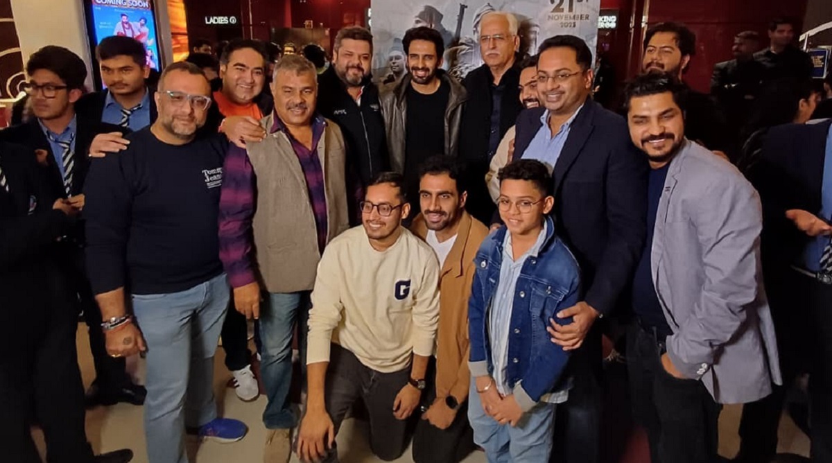 120 bahadur actor ankit siwach screens film for students in meerut