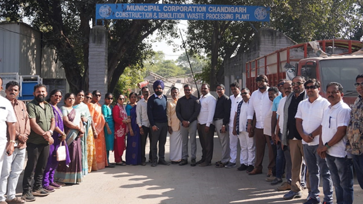 chandigarh municipal corporation model attracts karnataka officials for study