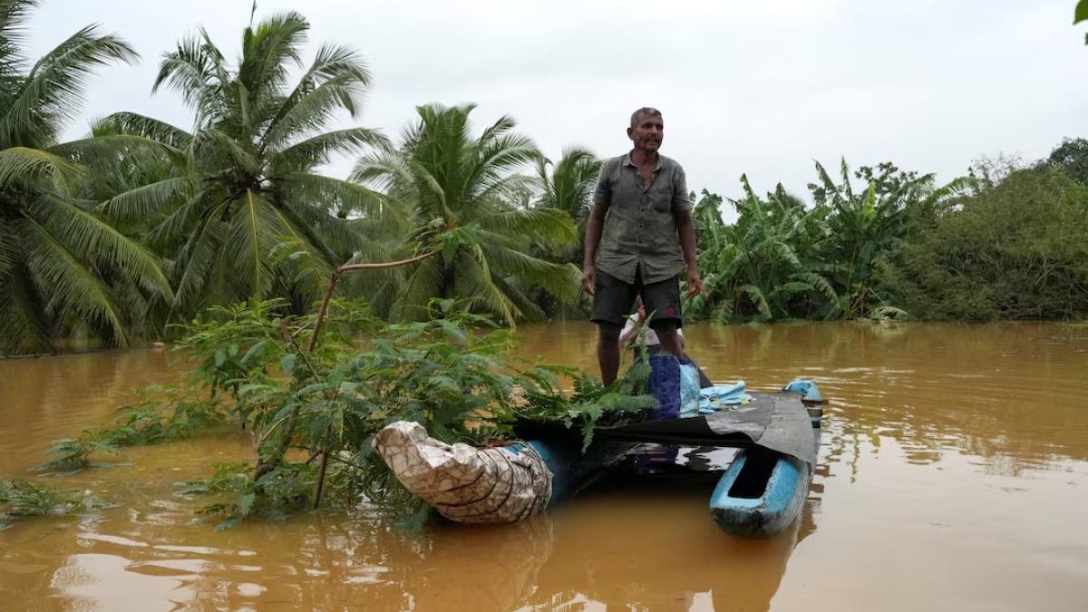 cyclone ditwaha moving towards india after wreaking havoc in sri lanka coastal states on high alert