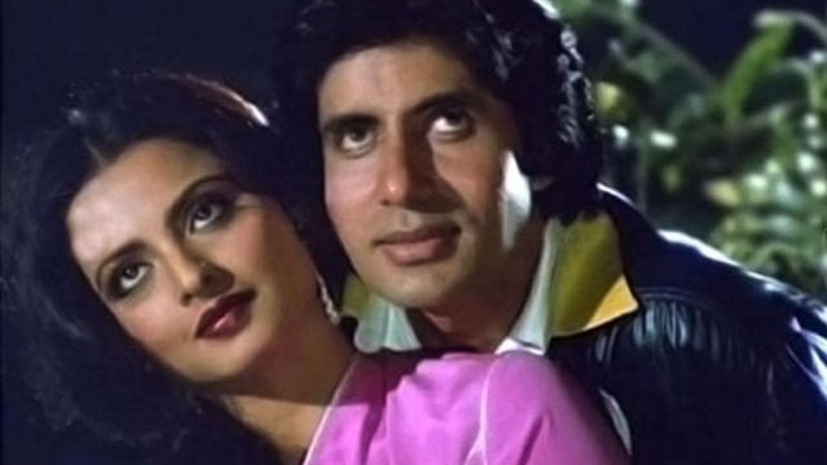 rekha once admitted she was so influenced by amitabh bachchan performance that it became her style