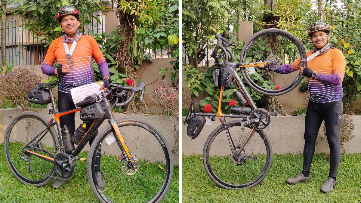 crpf deputy commandant sohan singh rawat completed 1000 km ultra cycling in 49 hours 45 minutes