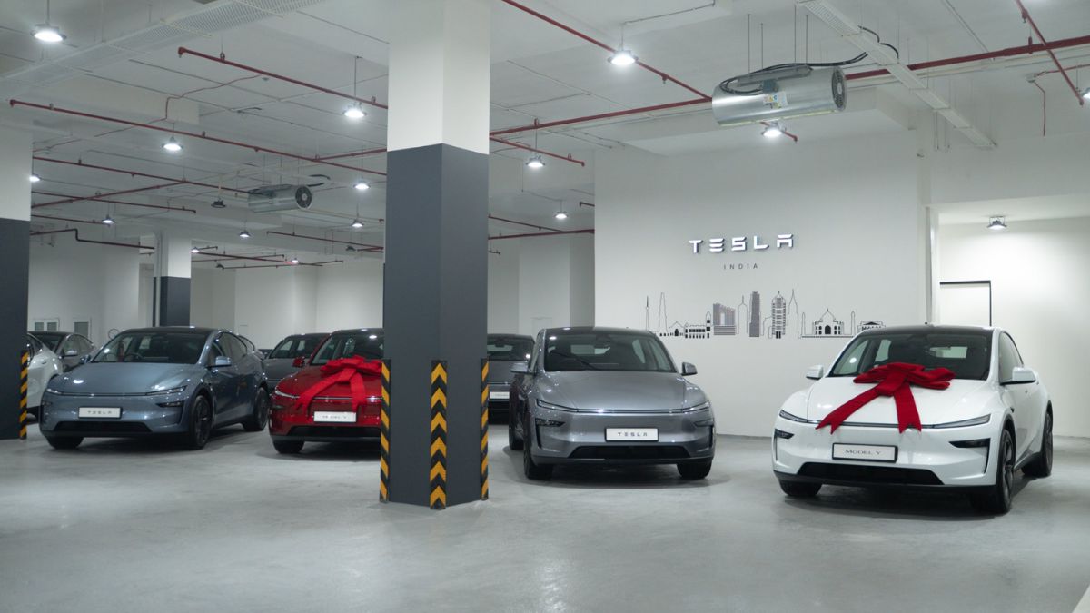 paytm founder vijay shekhar sharma takes delivery of tesla model y in gurgaon