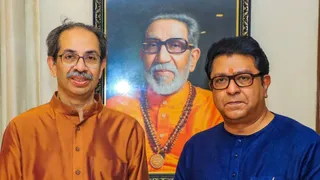 उद्धव ठाकरे और राज ठाकरे। (पीटीआई)